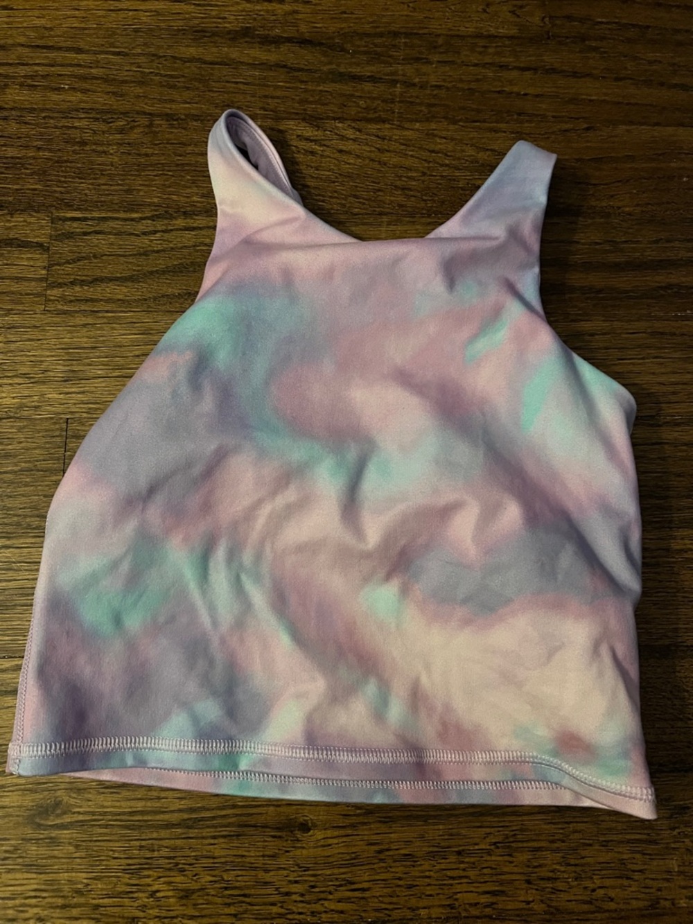 all in motion Girls Tie-Dye Pastel Tank Top - Pink, Purple, Aqua